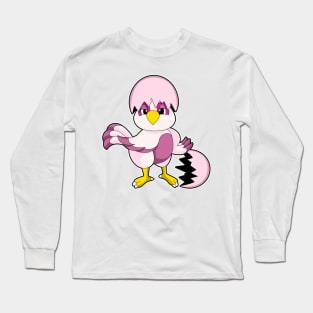 Parrot in Egg with Eggshell Long Sleeve T-Shirt